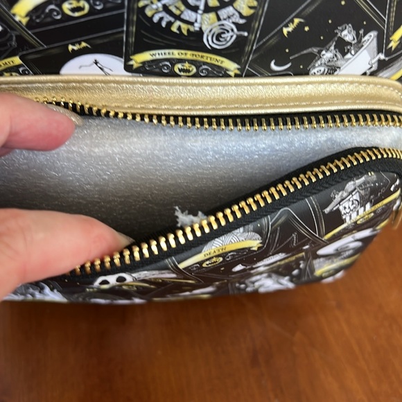 Loungefly Disney Nightmare Before Christmas Tarot Card AOP Womens backpack - Picture 5 of 7